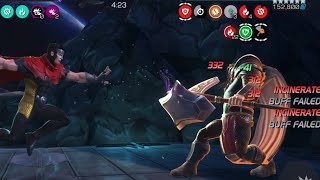 Mcoc aw serpent boss solo with Wiccan