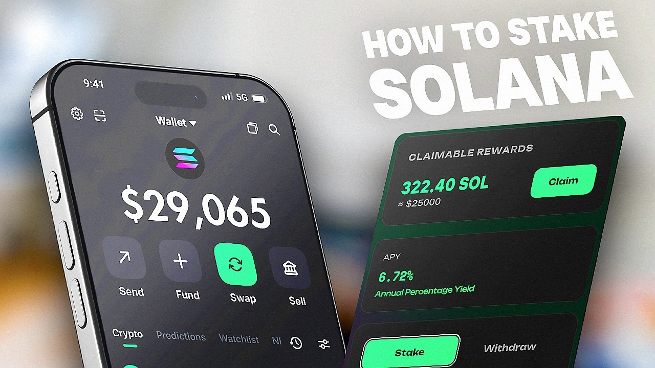 How to Stake Solana (SOL) in 2026 for Passive Income & Airdrops - Best Staking App Tutorial