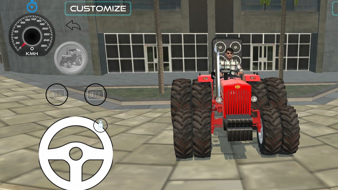 Modified Mahindra Tractor😈 Games Indian Tractor Game(Gadi Wala Game) Tractor Game Android Game