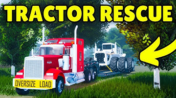 I Rescued the BIGGEST Tractor in APM | Roblox American Plains Mudding