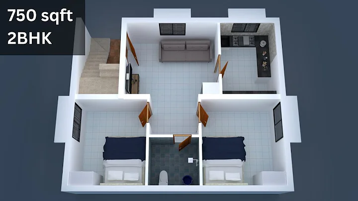 30x25 house plan | 2bhk | 750 sqft home