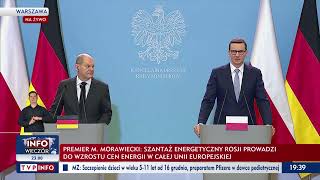 Premier Morawiecki Szantaż Energetyczny Rosji Prowadzi Do Wzrostu Cen Energii W Całej Ue