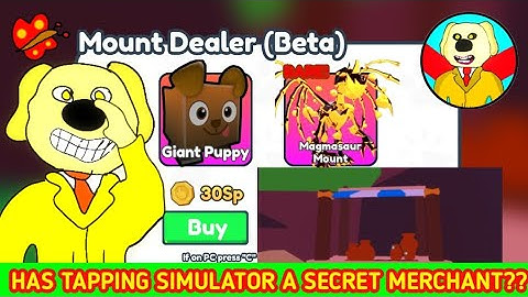 ♥️♥️☑️☑️❌❌BIG SURPRISE UPDATE❌❌🤩🤩✅✅Tapping Simulator Has Added A Secret Merchant ।।MrDogPlays।।