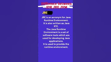 Difference between JDK,JVM,JRE #code #java #whatisjava #difference #differencebetween #jdk #jvm #jre