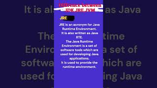 Difference between JDK,JVM,JRE #code #java #whatisjava #difference #differencebetween #jdk #jvm #jre