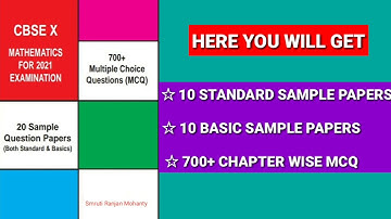 cbse x mathematics sample paper for 2021 examination