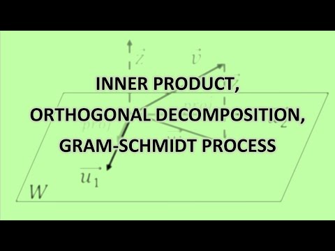 Inner product, orthogonal