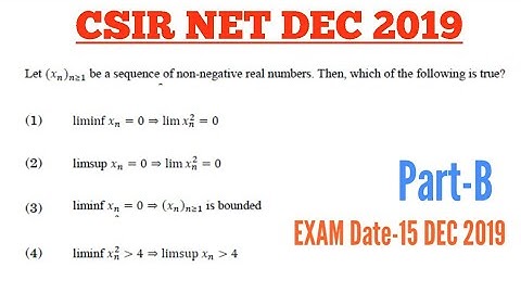 CSIR-NET DECEMBER 2019 Question Solved💡