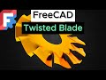 FreeCAD Surfacing Tutorial | Modeling a Twisted Blade Disc