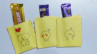friendship day craft idea/chocolate gift/ paper gift idea