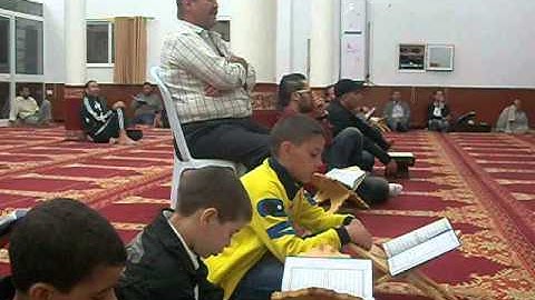 إملاء سورة سبأ بجامع الغفران بالقيروان  الٱية عدد49و50من سورة سبأ