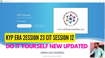 KYP CIT Session 23 Do It Your Self