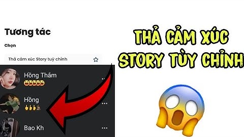Cách thả cảm xúc story tùy chỉnh trên Facebook