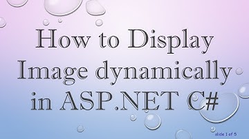How to Display Image dynamically in ASP.NET C#