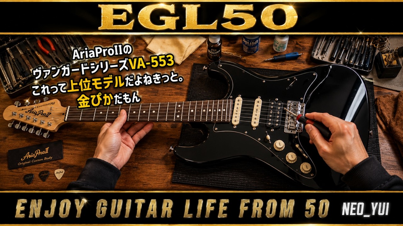 AriaProIIのヴァンガードシリーズVA-553これって上位モデルだよね
