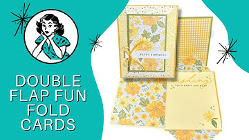 🔴 A Double Flap Fun Fold Card That Will Get Raving Approval