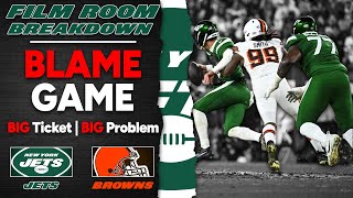 Mekhi Becton STRUGGLES vs Browns on TNF - FILM REVIEW