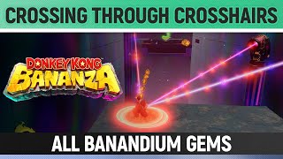 Donkey Kong Bananza - Crossing through Crosshairs - All Banandium Gems - Junction Layer Challenge 1