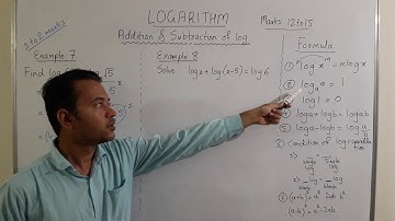 Logarithm lecture 5 Diploma Engineering basic maths-1 GTU
