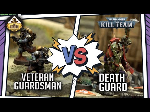 VETERAN GUARDSMAN vs DEATH GUARD I Battlereport I Kill Team Warhammer 40000