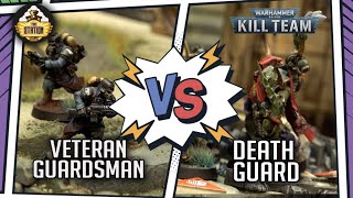 Мультшоу VETERAN GUARDSMAN vs DEATH GUARD I Battlereport I Kill Team Warhammer 40000