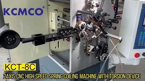 2 axis cnc high speed spring coiling machine with torison device