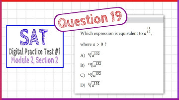 Question 19 from SAT Digital Practice Test 1, Module 2, Section 2
