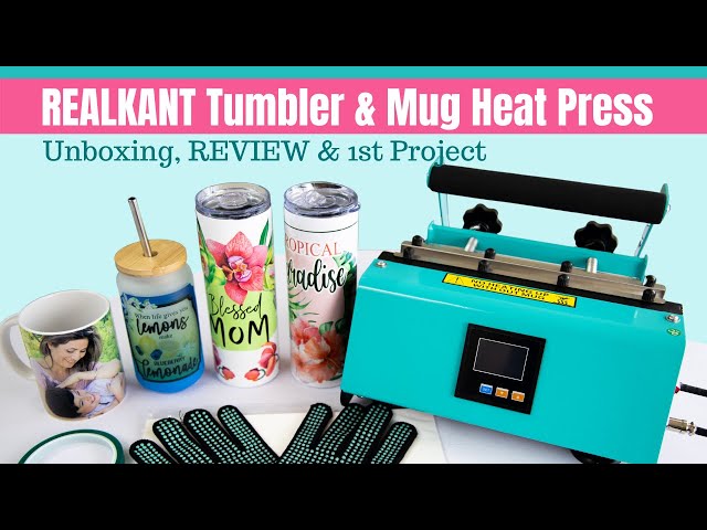 How to Sublimate Skinny Tumblers with REALKANT Tumbler & Mug Press