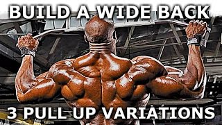 Celebrity How To Build A Wide Back - 3 Pull Up Variations Profile