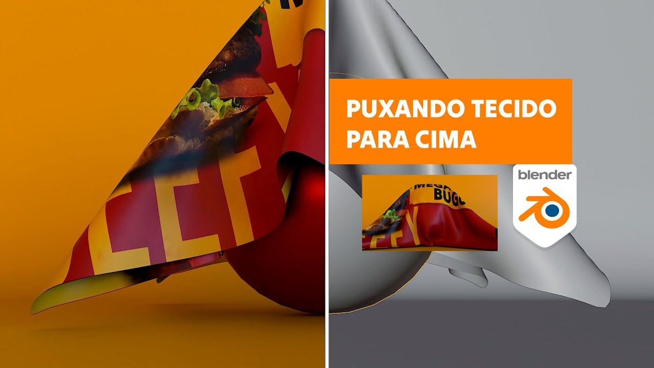 ANIMAÇÃO DE TECIDO, PUXANDO O TECIDO PARA CIMA. | Tutorial Blender 3D ...