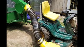 #177 Building a Mower Mounted Leaf and Grass Vacuum Part 1