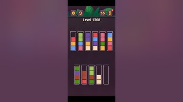 Complete Block King Sort Puzzle Level 1366 to Level 1370