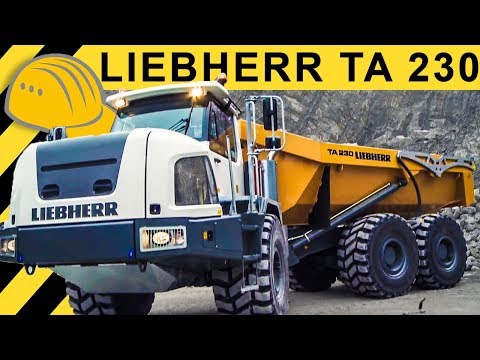 Liebherr TA 230 Dumper Einsatz - Walkaround & Demo im Steinbruch  Jobreport