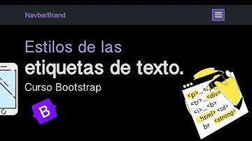 Curso Bootstrap - Tipografía, etiquetas de texto
