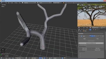 Modeling a basic tree in Blender using the Skin modifier