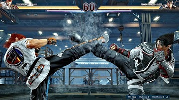 TEKKEN 8 - Jin Kazama Vs Hwoarang Gameplay & Special Interaction Scene PS5 (Tekken 8 2023)