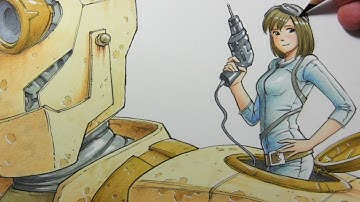 My Illustration Process, PART 2: Adding Color