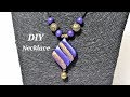 Polymer Clay Tutorials | 5 Minute DIY Jewelry | Simple And Easy-To-Make Polymer Clay Necklace