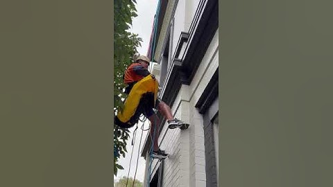 Rope Access Bird Spike Installation