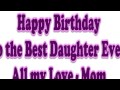 10  Happy Birthday to My Lovely Daughter Quotes