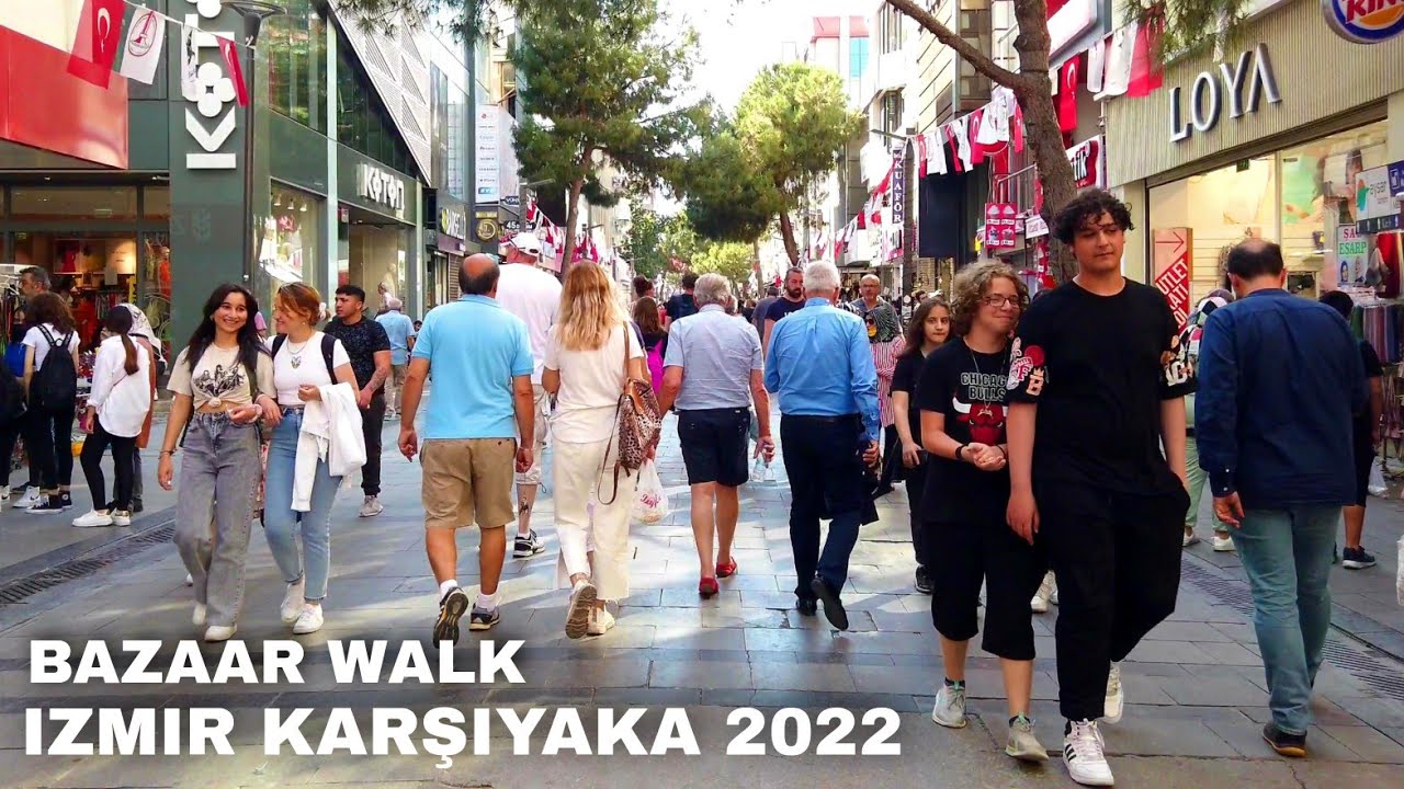 Izmir, तुर्किये | Karşıyaka | पैदल यात्रा 4K