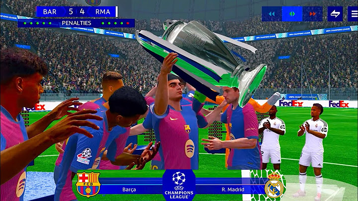 UEFA Champions League Final • Penalty Shootout • FC Barcelona Vs Real Madrid CF | Fc Mobile