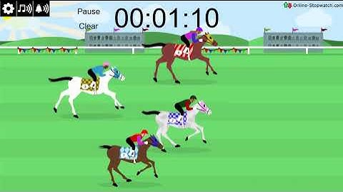2 minute horse race timer