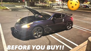 WHAT YOU SHOULD KNOW BEFORE BUYING A NISSAN 370Z!!! *CONS*
