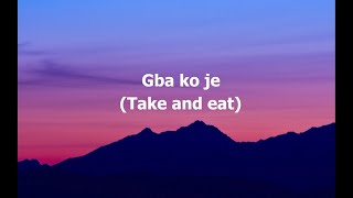 Jinja- Olamide (Lyrics Translation Video)