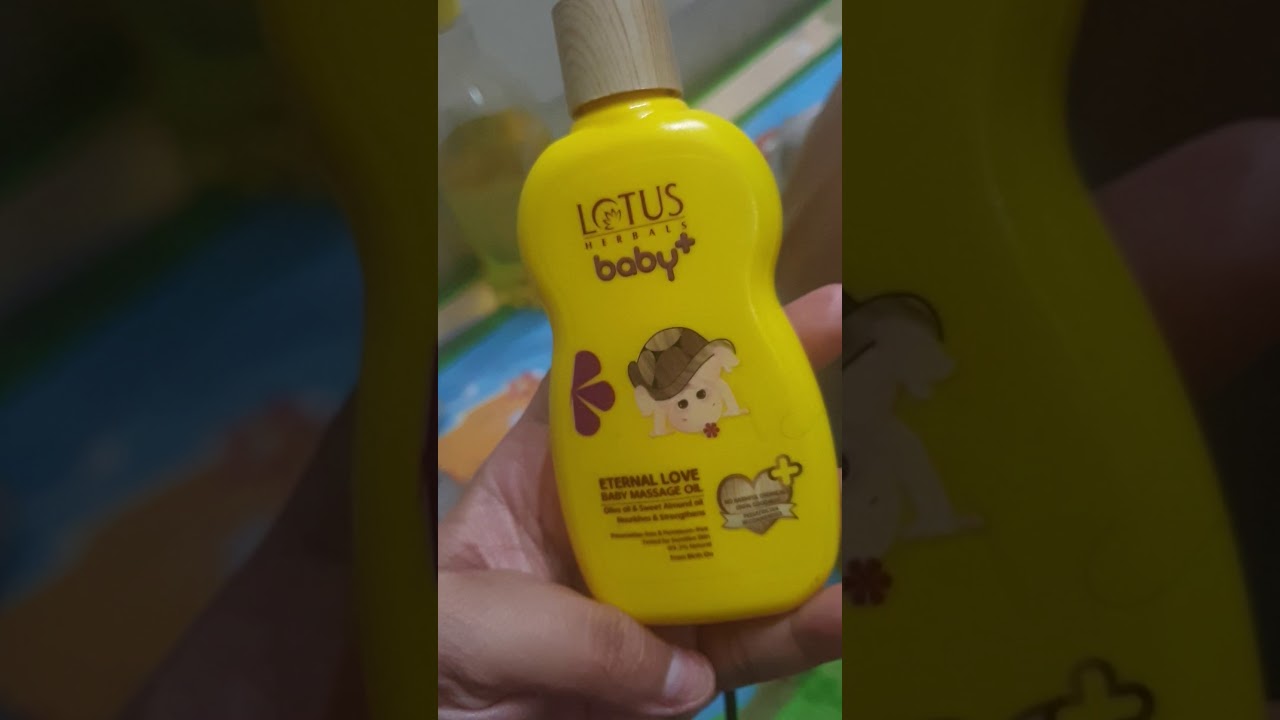 lotus baby massage oil