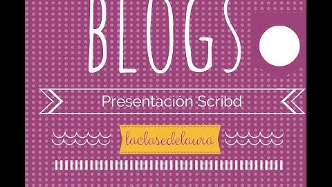 Cómo insertar una presentación de Scribd en Blogger