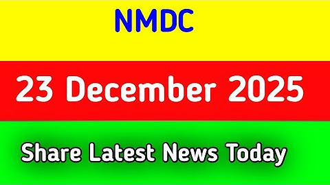 nmdc share news tomorrow || nmdc share news latest news today