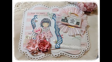 Card Making Process Video, Step by Step! Using Tonic Studios Dies and Gorguss Girls