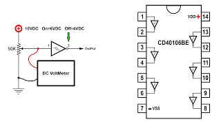 CD40106BE Schmitt trigger and Inverter